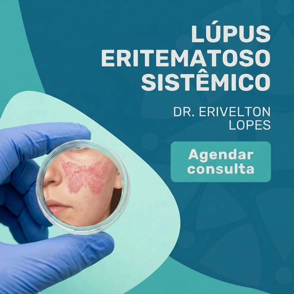 Reumatologista Especialista em Lúpus: Guia Completo e Tratamentos 2 Reumatologista especialista em lúpus: ilustração médica do acompanhamento do lúpus eritematoso sistêmico pelo Dr. Erivelton Lopes